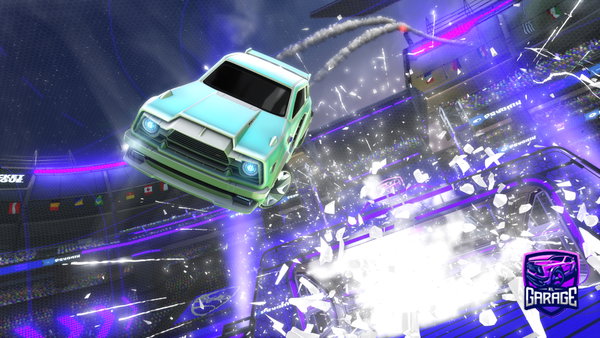 A Rocket League car design from DustyChannel827
