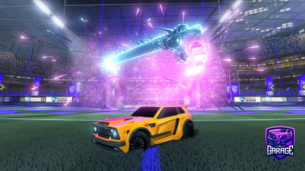 A Rocket League car design from cometeeboi
