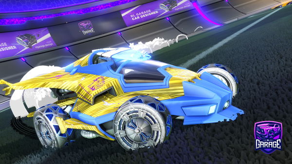 A Rocket League car design from Ayvury