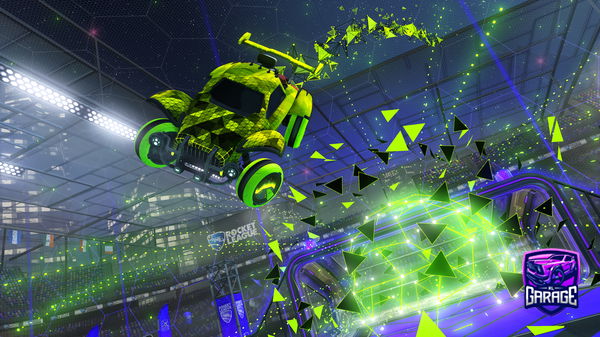 A Rocket League car design from Tom96