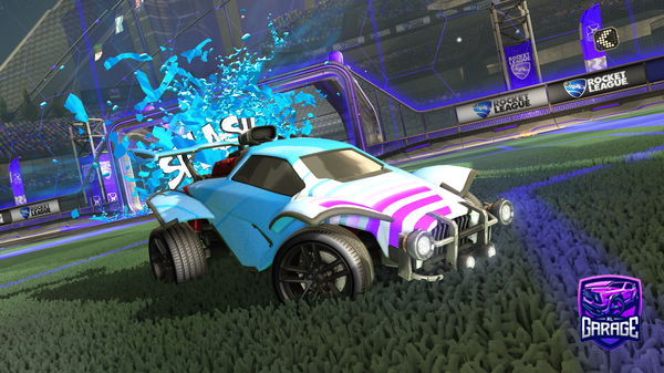 A Rocket League car design from geogek9