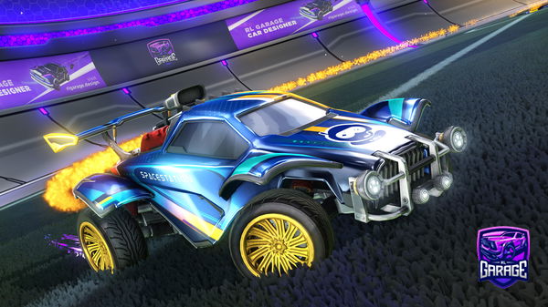 A Rocket League car design from juliu287go