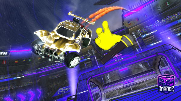 A Rocket League car design from TitaniumParrot