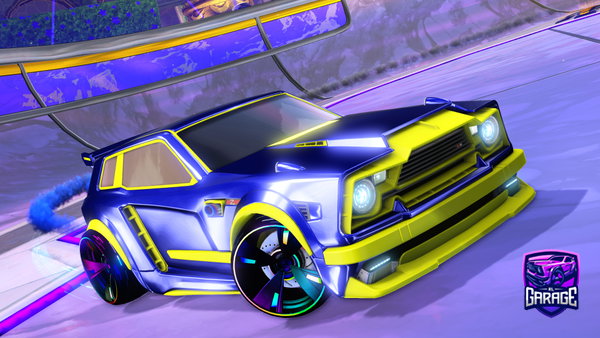 A Rocket League car design from LyonHex97