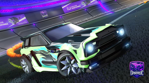 A Rocket League car design from foolhardyfiggz