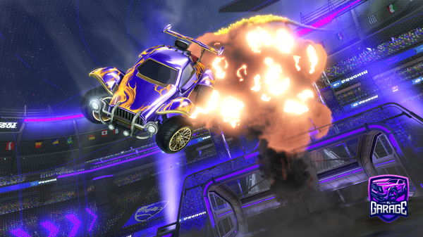 A Rocket League car design from PulseXXX