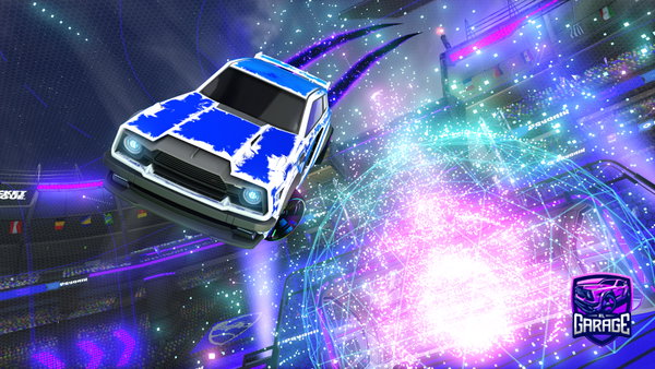 A Rocket League car design from Mathlar