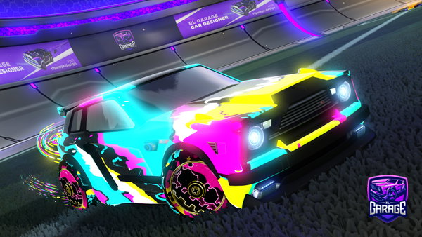A Rocket League car design from gudstrat
