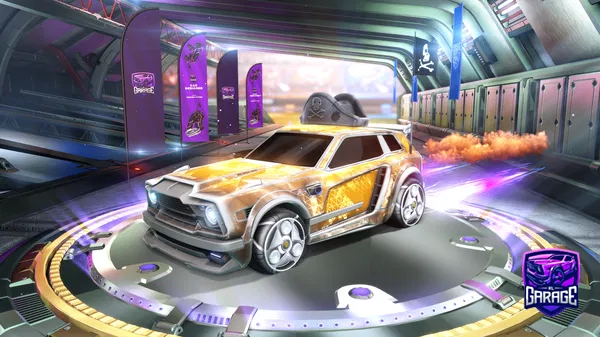 A Rocket League car design from Kaasstef
