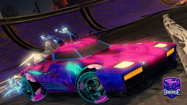 A Rocket League car design from la-chetos