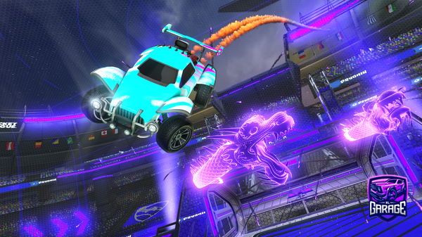 A Rocket League car design from Mateuco