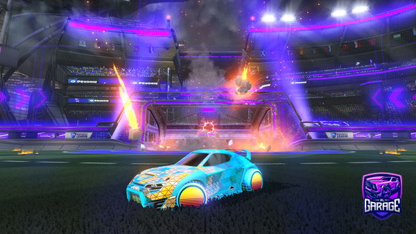 A Rocket League car design from Jam_ware