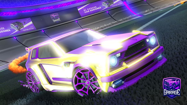 A Rocket League car design from Pawniward