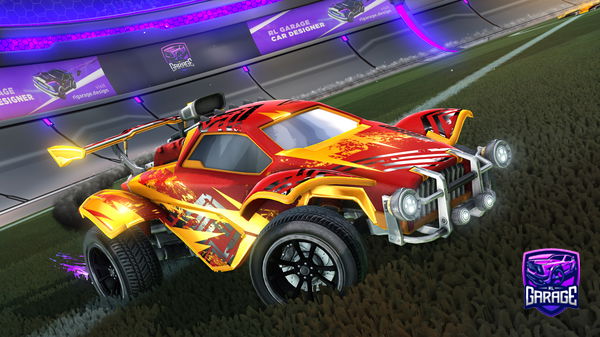 A Rocket League car design from Kyphekk