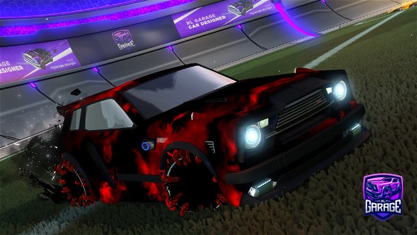 A Rocket League car design from Ghost008