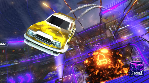 A Rocket League car design from yr7kt