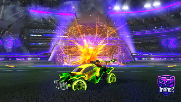 A Rocket League car design from yetya