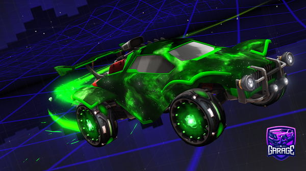 A Rocket League car design from Beastyboy624