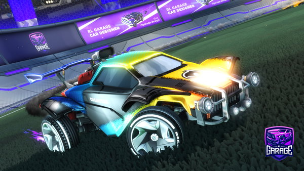 A Rocket League car design from x8r