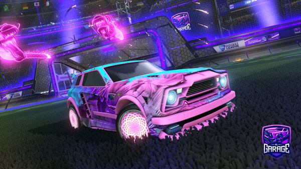 A Rocket League car design from valkyraeRL