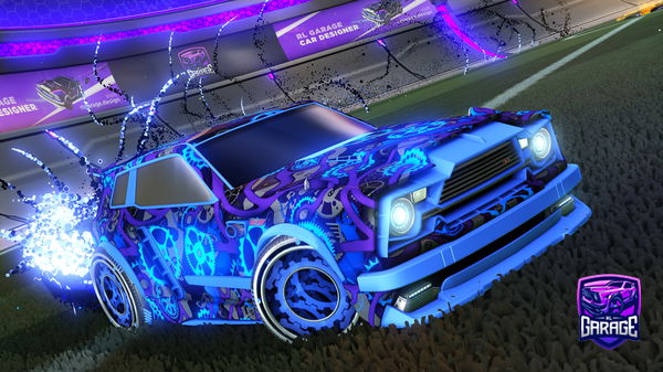 A Rocket League car design from Synxty