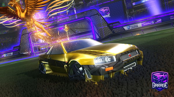 A Rocket League car design from HVLLXW