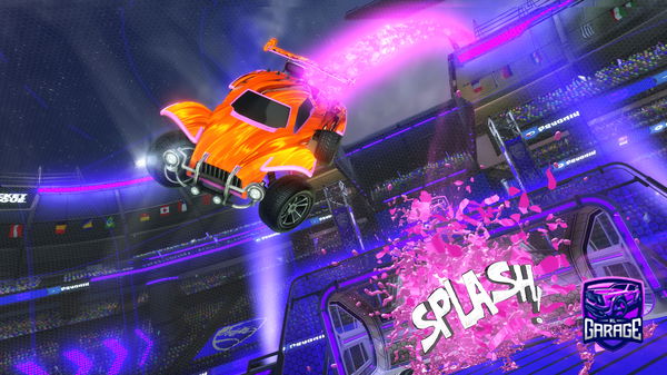 A Rocket League car design from TripleSider