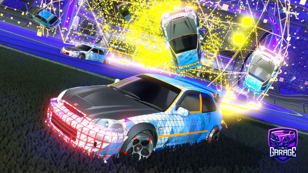 A Rocket League car design from gamingjustin89