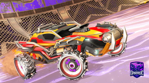 A Rocket League car design from ThatTaki567