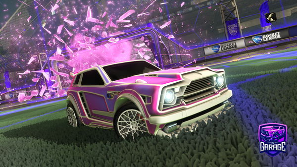 A Rocket League car design from Boxcometomyhand