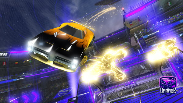 A Rocket League car design from samurokan