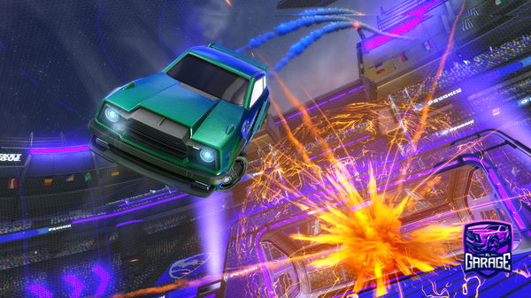 A Rocket League car design from spicy16236