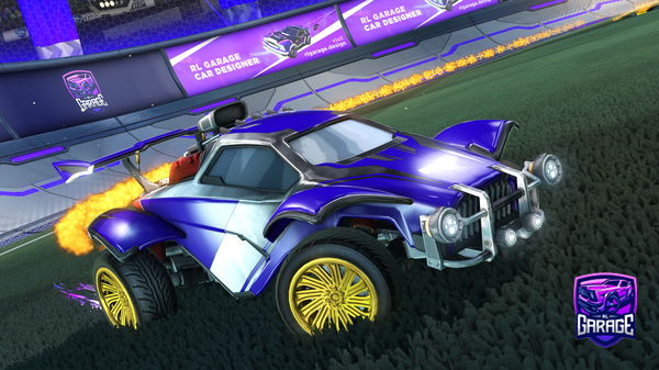 A Rocket League car design from sick49