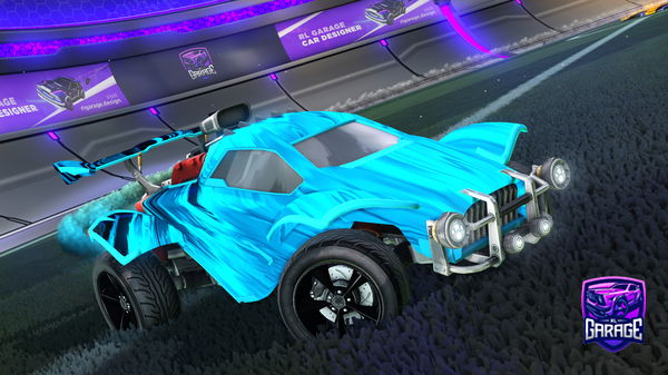 A Rocket League car design from SafDorky