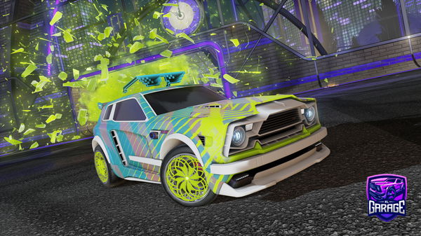 A Rocket League car design from Joaoanjos