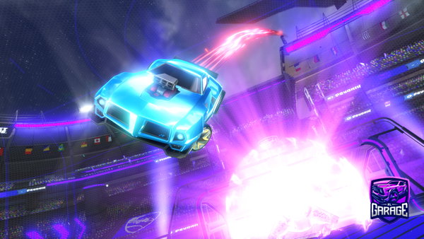 A Rocket League car design from FlashRun77
