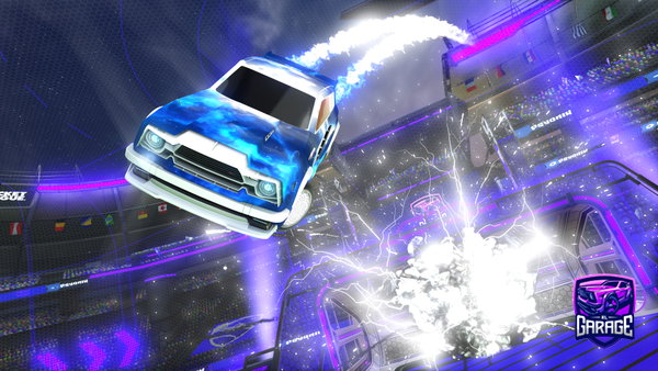 A Rocket League car design from Cutrixx