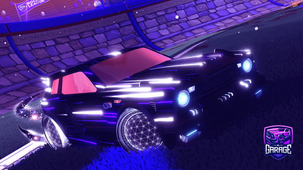 A Rocket League car design from akax17