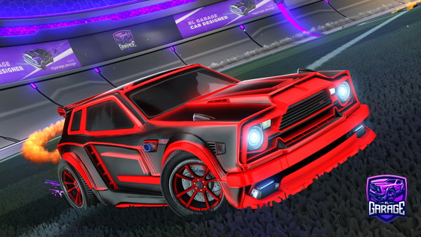 A Rocket League car design from dxrkCALAMITY