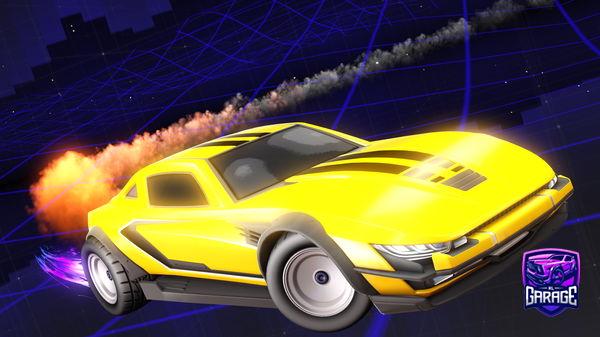 A Rocket League car design from VincillaPepsi