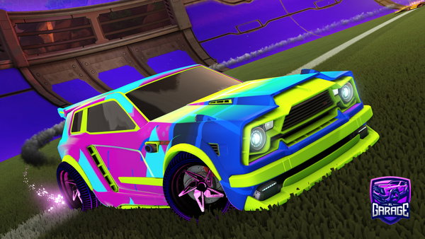 A Rocket League car design from Yacob828