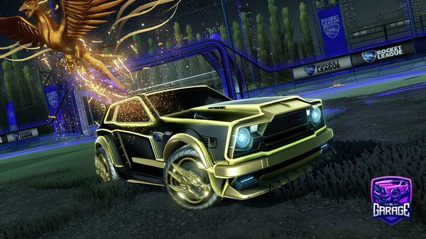 A Rocket League car design from P3pap1g