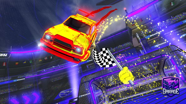 A Rocket League car design from Dodo59