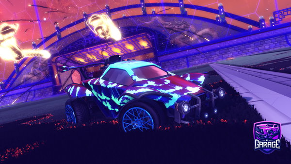 A Rocket League car design from mint999