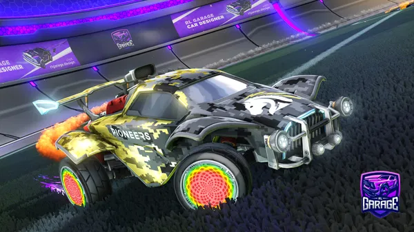 A Rocket League car design from DunnitRL_on_YT