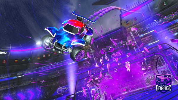 A Rocket League car design from mogii_ttv