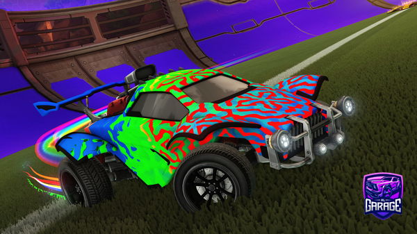 A Rocket League car design from Verrkami
