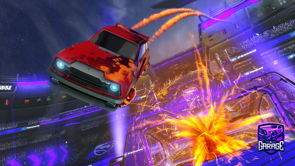 A Rocket League car design from Xxgrasservf