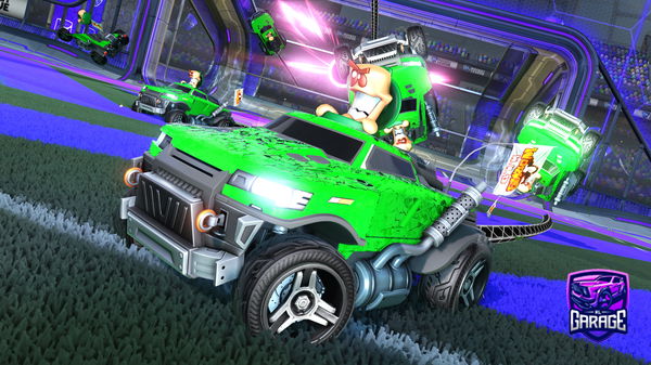 A Rocket League car design from hasibob13