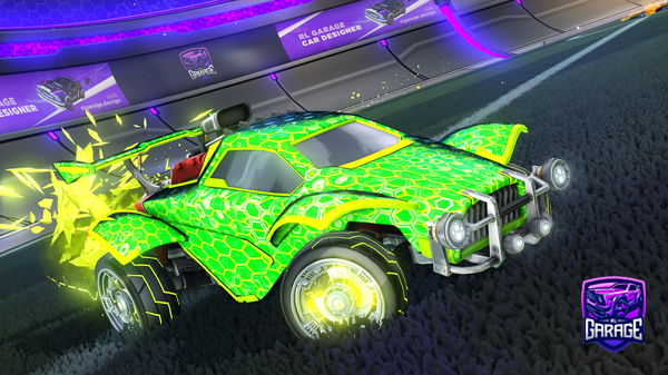 A Rocket League car design from G0J1RA